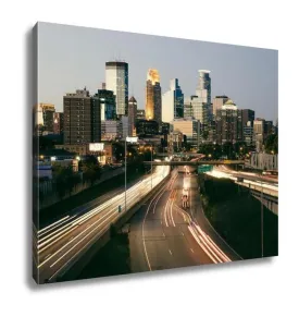 Gallery Wrapped Canvas, Minneapolis Skyline View For Downtown