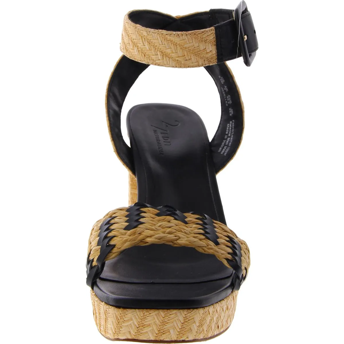 27 Edit Womens JASELLE 2 Braided Straw Ankle Strap