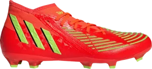 Adidas Predator Edge.2 FG 'Game Data Pack' Cleats, Red