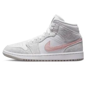 Air Jordan 1 Mid SE Wmns 'White Light Iron Ore'