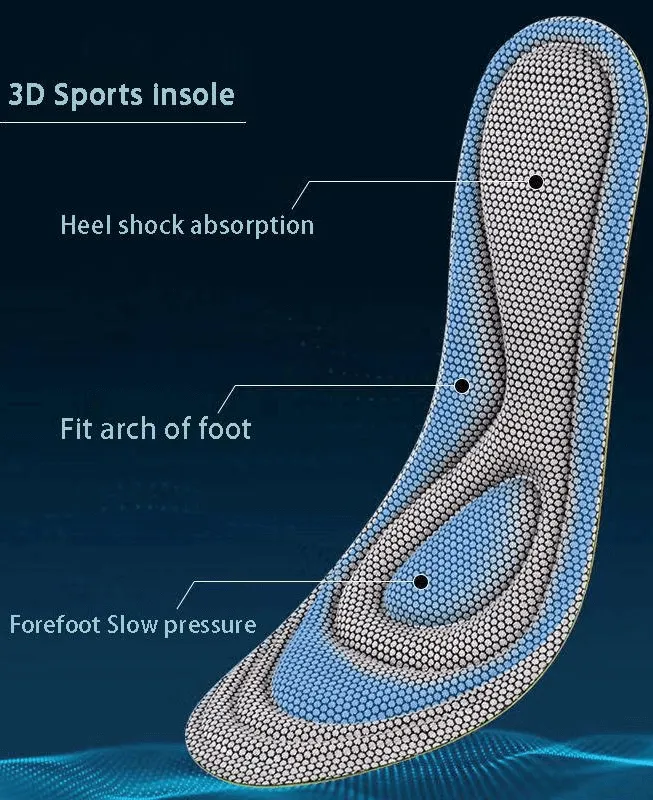 Antibacterial Massage Insoles for Sports Shoes - SF1121