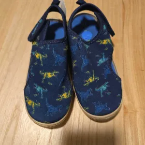 Carters blue dinosaur watershoes 11