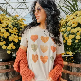 Cutie Fall Hearts Tee