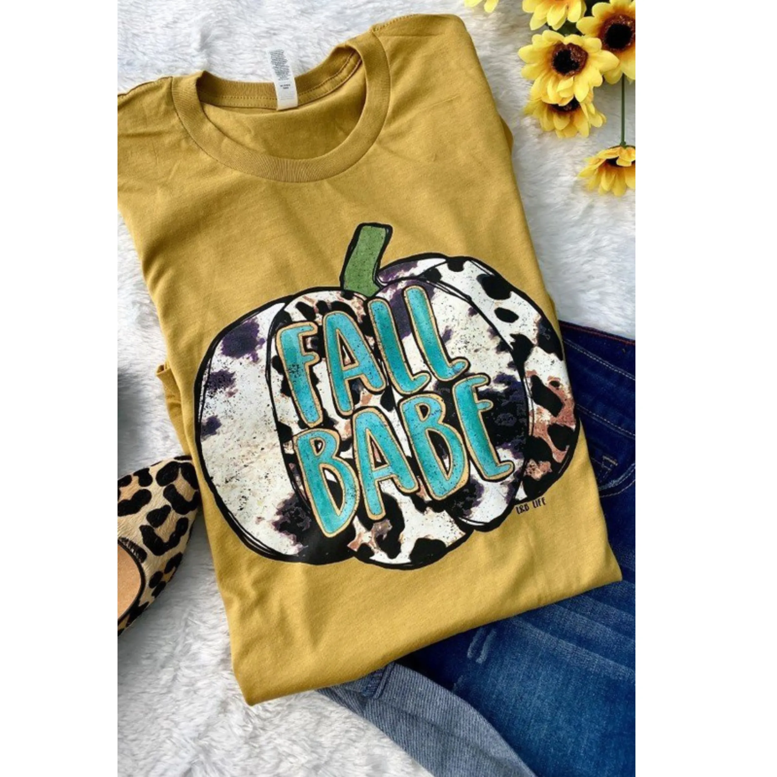 Fall Babe Pumpkin Graphic Tee