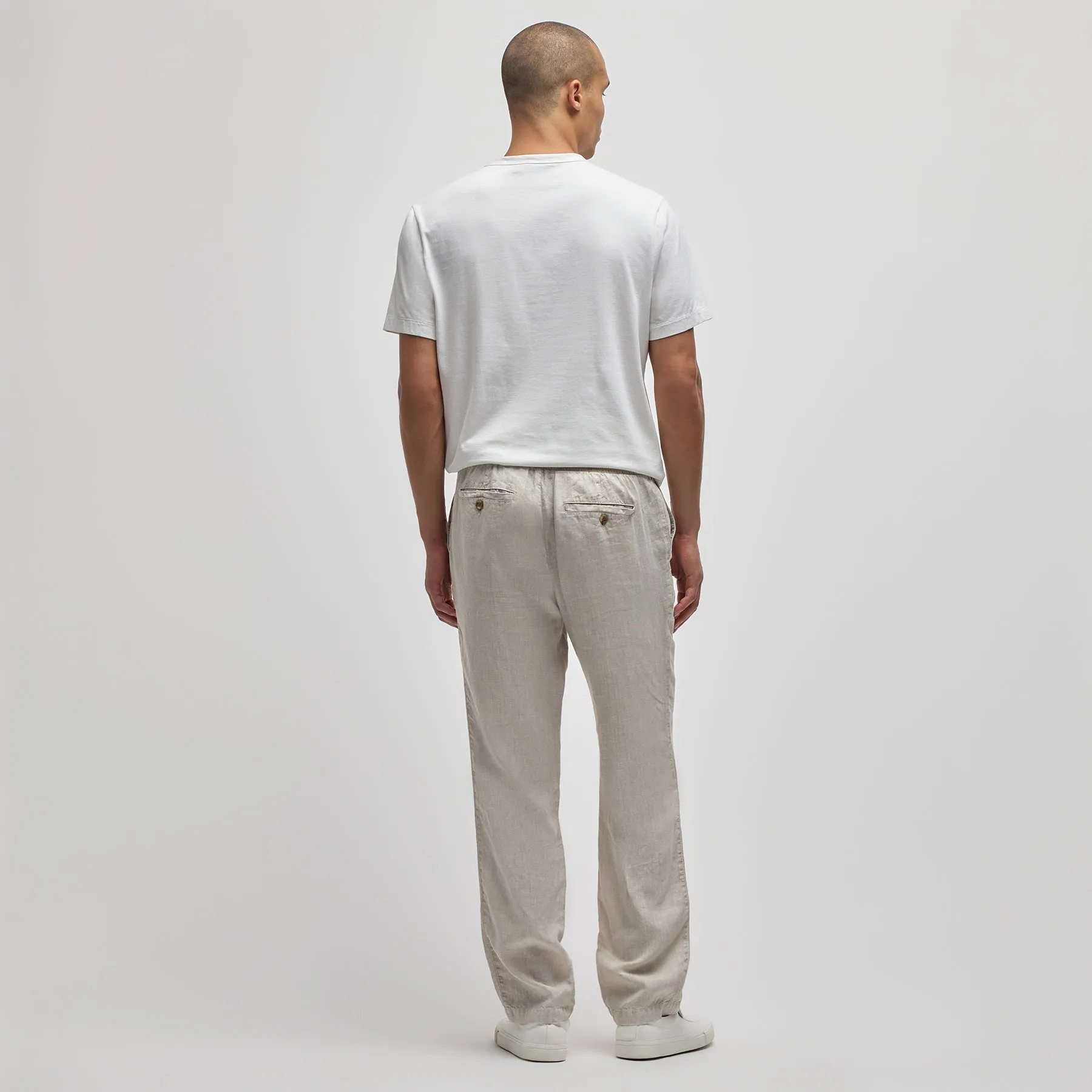 Linen Trouser - Salt Pigment