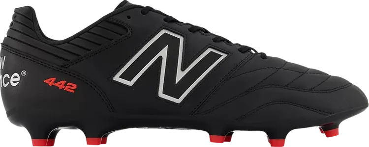 New Balance 442v2 Pro FG 'Black Silver' Boots, black