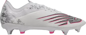 New Balance Furon V6  Pro SG 2E Wide 'White Alpha Pink' Boots, White